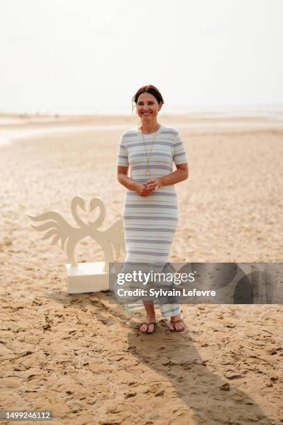 Virgine Ledoyen attends the photocall for "Le retour" during Day Four of the 37th Cabourg Film Festival on June 17, 2023 in Cabourg, France.