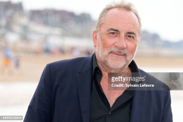 Antoine Dulery attends the photocall during Day Four of the 37th Cabourg Film Festival on June 17, 2023 in Cabourg, France.