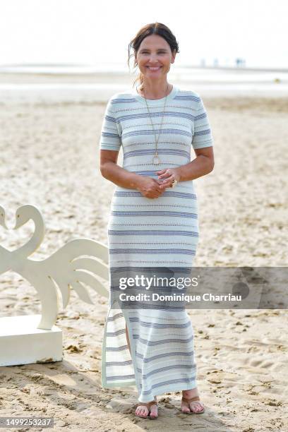 Virginie Ledoyen attends the "Le Retour" photocall during Day Four of the 37th Cabourg Film Festival on June 17, 2023 in Cabourg, France.