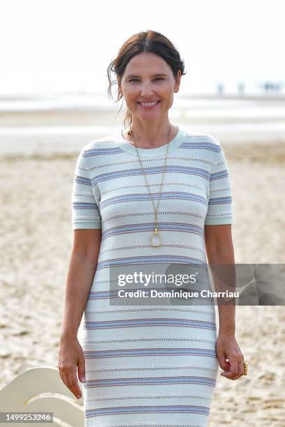 Virginie Ledoyen attends the "Le Retour" photocall during Day Four of the 37th Cabourg Film Festival on June 17, 2023 in Cabourg, France.
