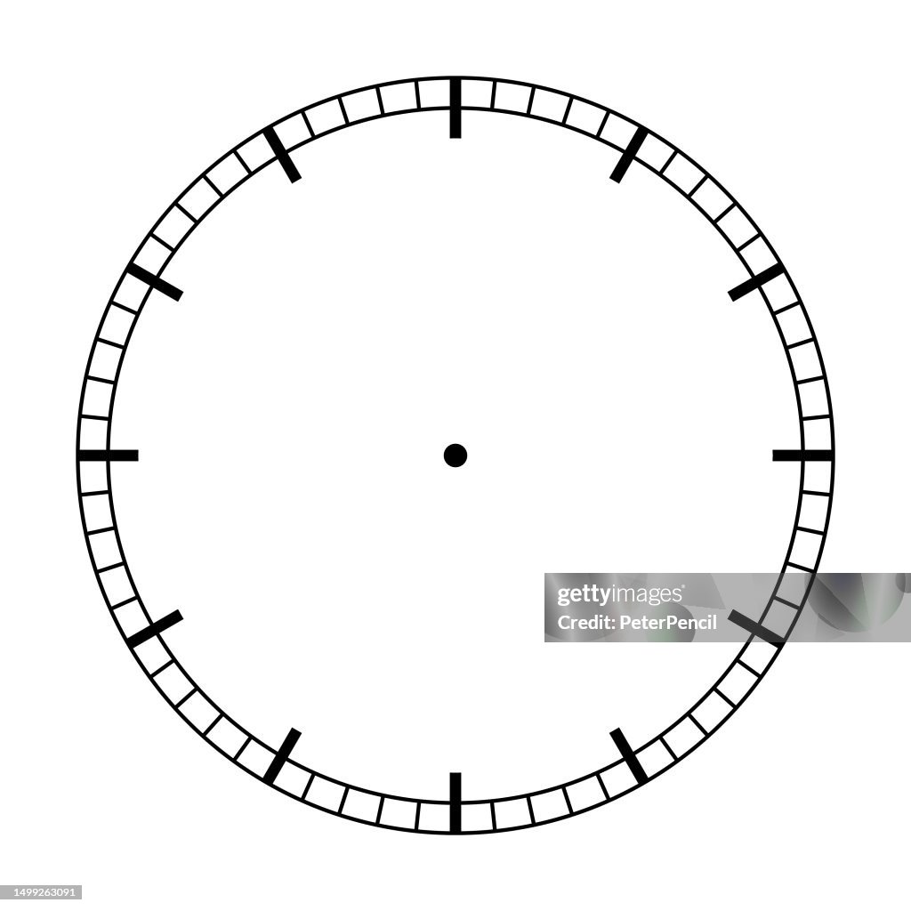 Blank Clock Face Without Numbers
