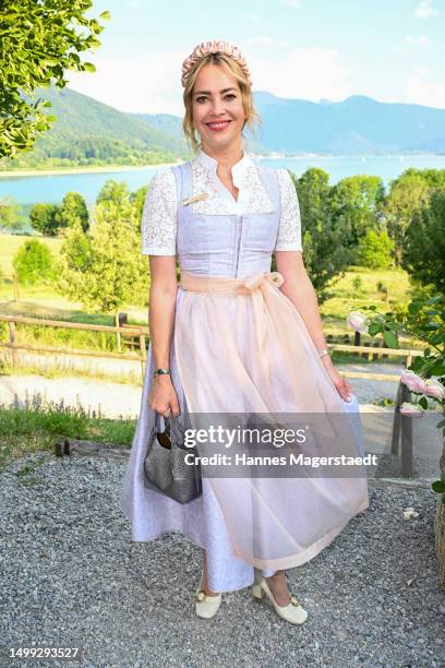 Laura Osswald attends the Almauftrieb Summer Edition 2023 at Gut Kaltenbrunn on June 17, 2023 in Tegernsee, Germany.