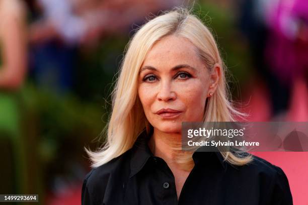 Emmanuelle Beart attends the closing ceremony during the 37th Cabourg Film Festival on June 17, 2023 in Cabourg, France.