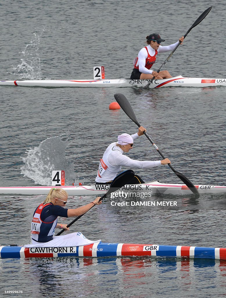 (L-R) Great Britain's Rachel Cawthorn, G