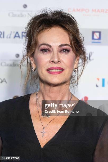 Elena Sofia Ricci attends the 77th Nastri D'Argento 2023 - Tv Series at Teatrino di Corte di Palazzo Reale on June 17, 2023 in Naples, Italy.