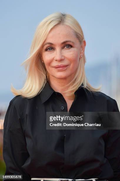 Emmanuelle Béart attends the closing ceremony during the 37th Cabourg Film Festival on June 17, 2023 in Cabourg, France.