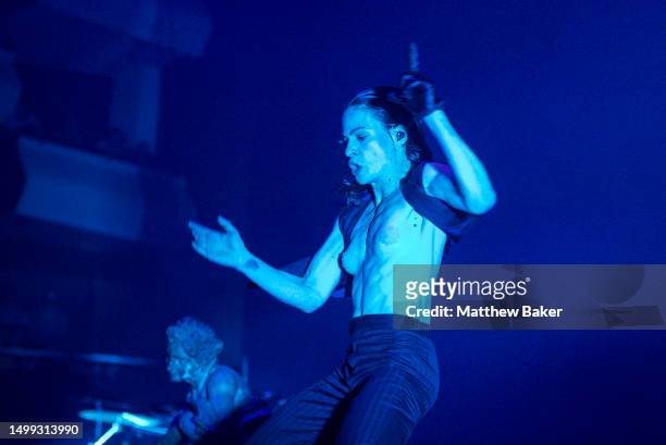Christine and the Queens performs as part of the Meltdown festival at The Royal Festival Hall on June 17, 2023 in London, England.
