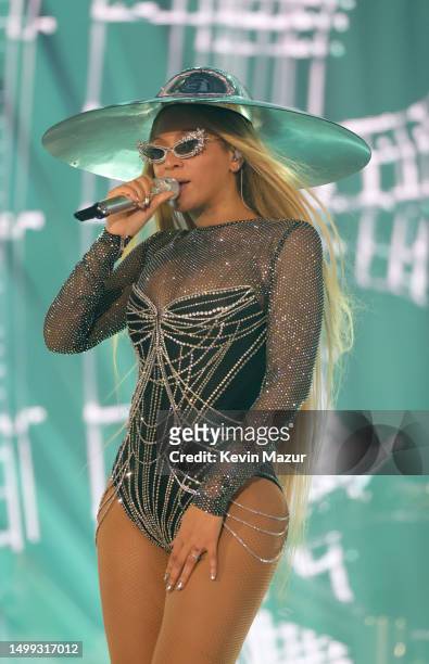 Beyoncé performs onstage during the “RENAISSANCE WORLD TOUR” at the Johan Cruyff Arena on June 17 in Amsterdam, Netherlands.
