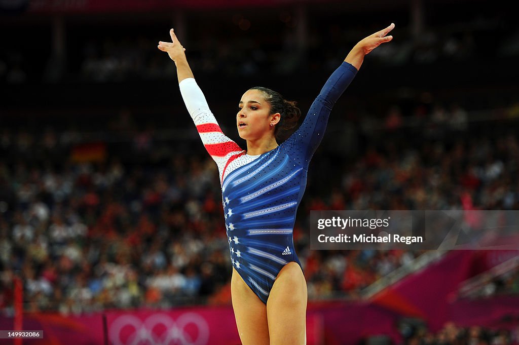 Alexandra Raisman Bio Alexandra Raisman of the United States reacts after she competes on ...