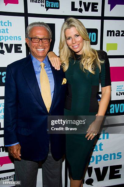 Pictured: George Teichner, Aviva Drescher -- Photo by: Charles Sykes/Bravo/NBCU Photo Bank via Getty Images