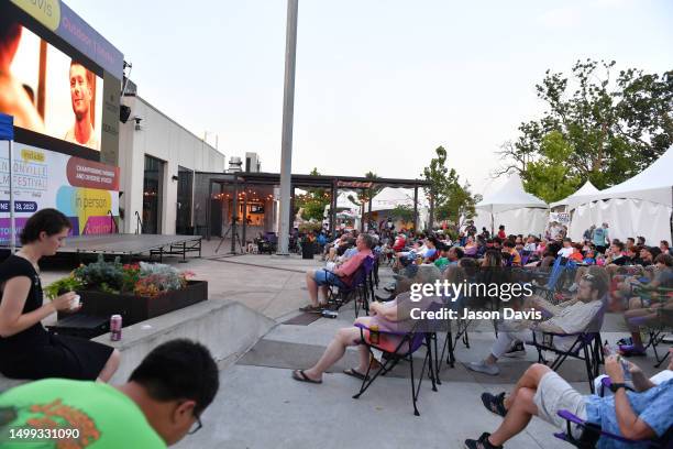 Festival goers attend the Maverick screening at the 9th Annual Bentonville Film Festival Led By Geena Davis on June 17, 2023 in Bentonville, Arkansas.