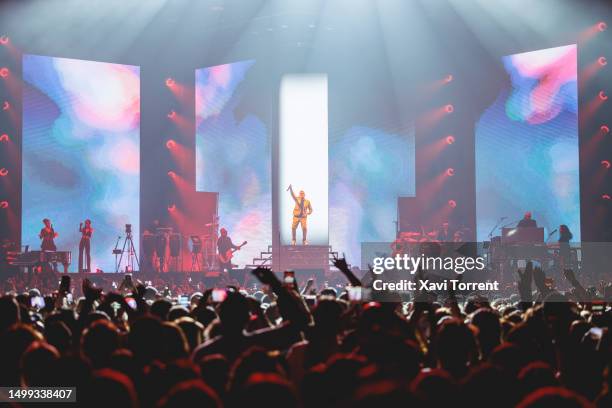Alejandro Sanz performs in concert at Palau Sant Jordi on June 17, 2023 in Barcelona, Spain.