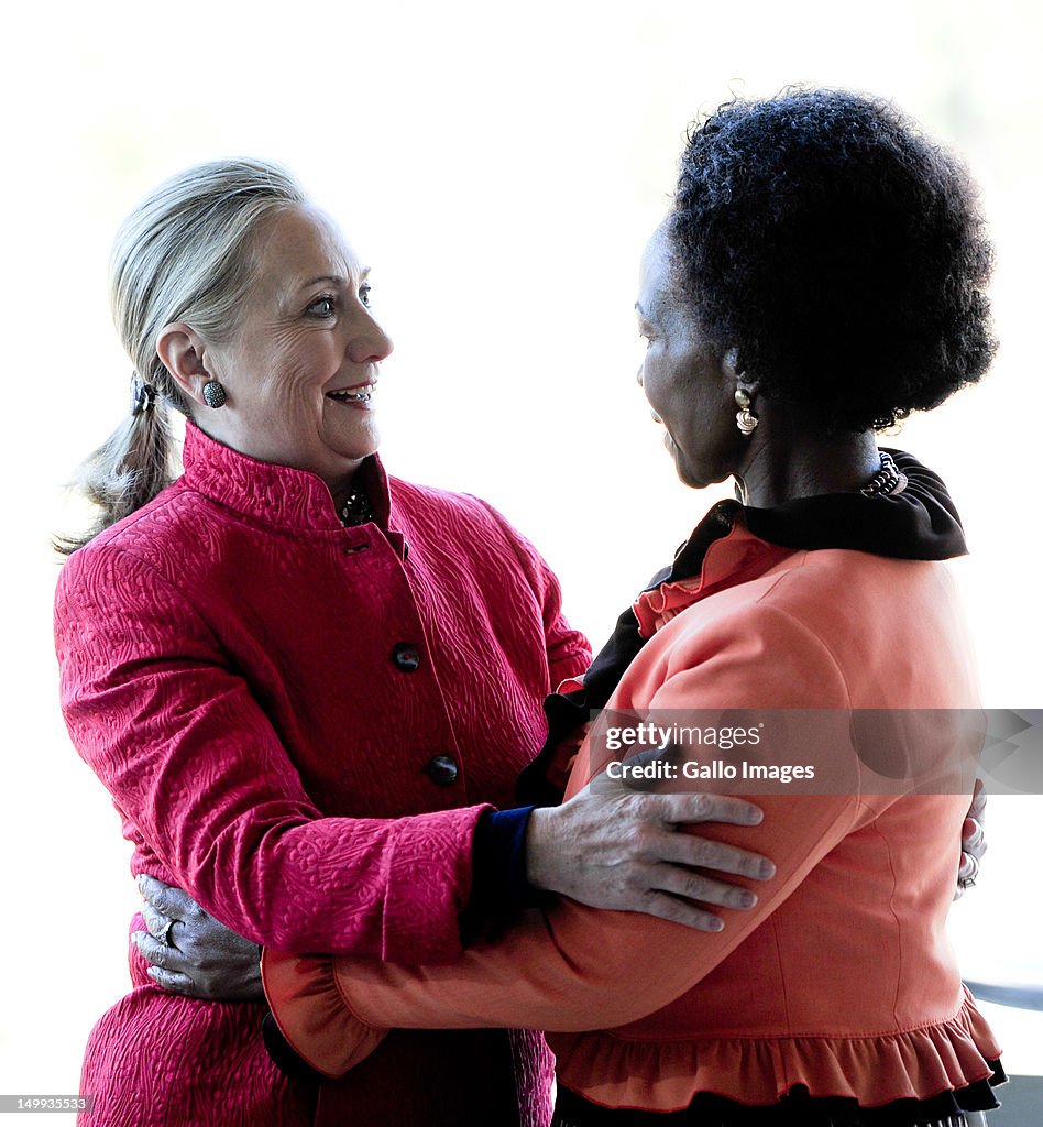 Hillary Clinton Visits South Africa