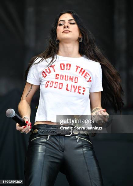 Kassi Ashton performs on Day 2 of Country Summer Music Festival 2023 at Sonoma County Fairgrounds on June 17, 2023 in Santa Rosa, California.