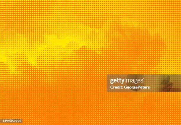 half tone storm clouds background - heat wave stock illustrations