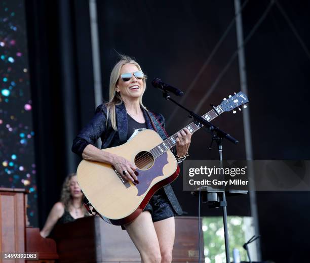 Sheryl Crow performs in concert during Bonnaroo Music & Arts Festival on June 17, 2023 in Manchester, Tennessee.