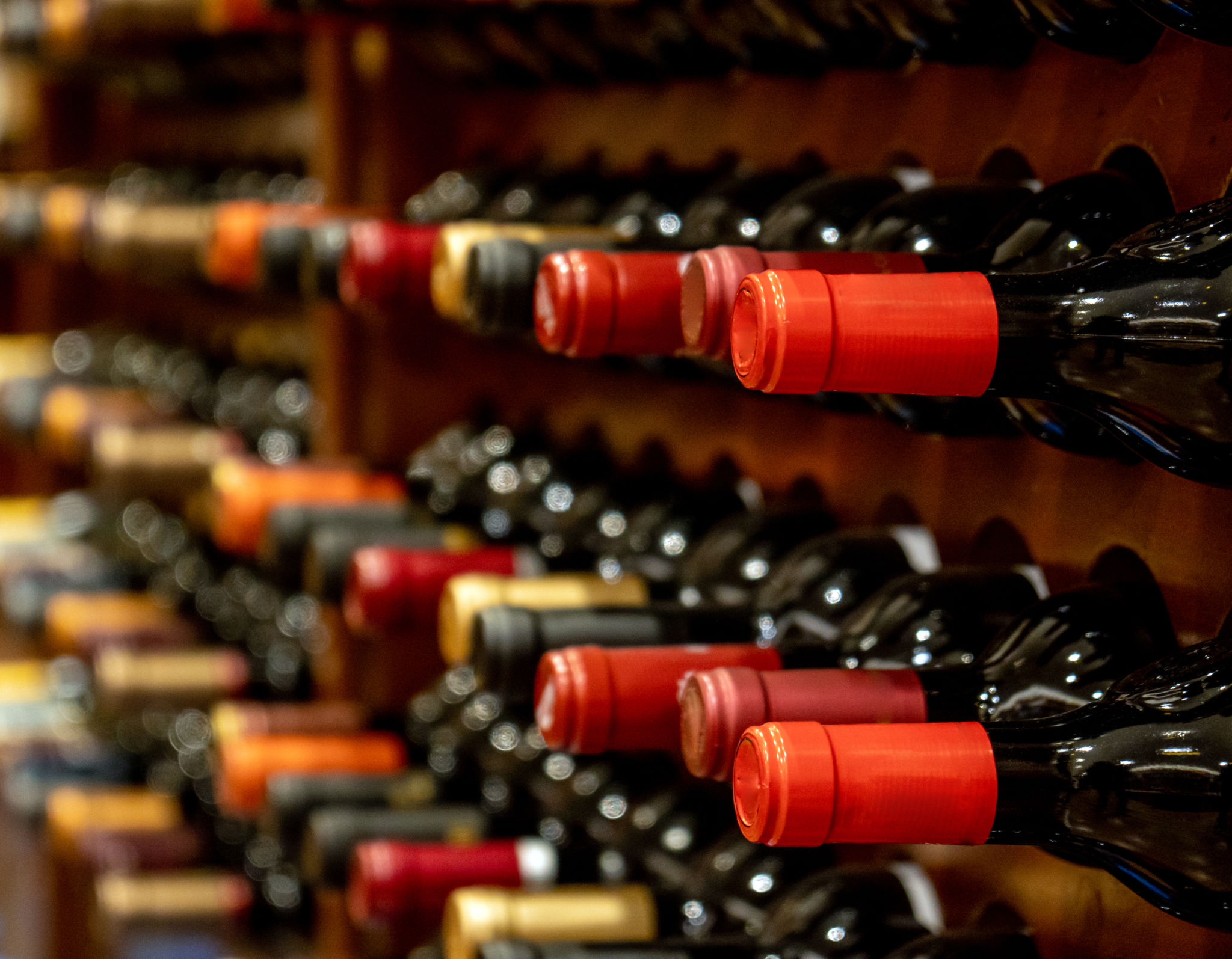 wine bottle organization