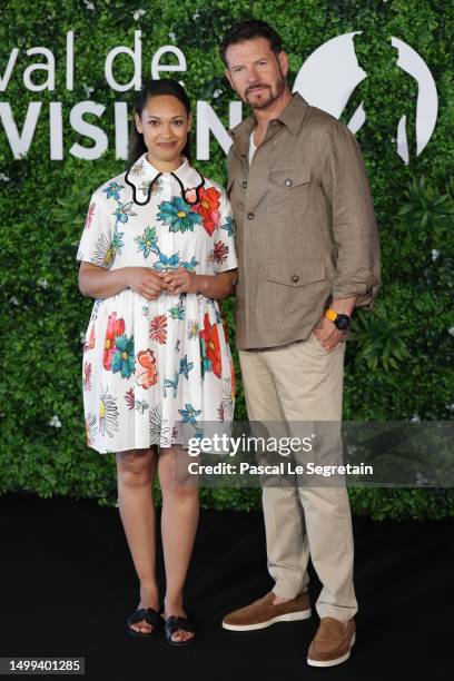 Cynthia Addai-Robinson and Lloyd Owen attend the "The Lord Of The Rings: The Rings Of Power" photocall during the 62nd Monte Carlo TV Festival on...