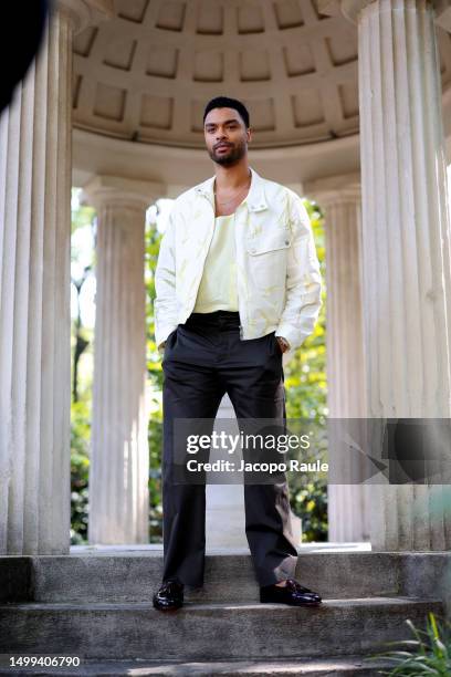 Regé-Jean Page attends the Santoni S/S 2024 Presentation during the Milan Fashion Week menswear spring/summer 2024 on June 18, 2023 in Milan, Italy.