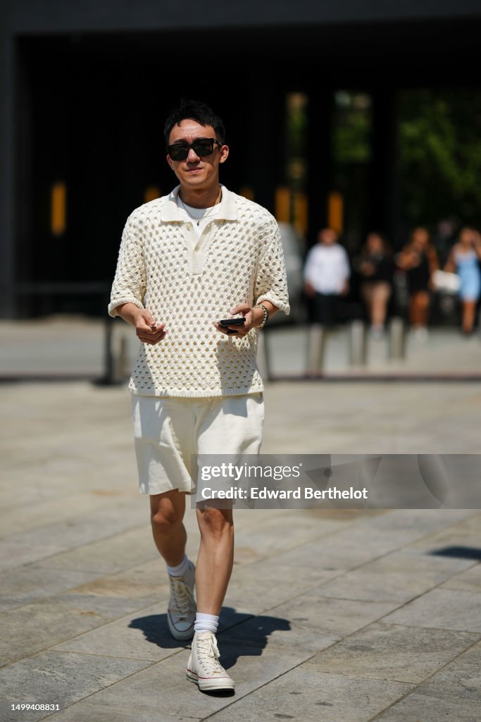 Street Style - Day 2 - Milan Fashion Week - Menswear Spring/Summer 2024