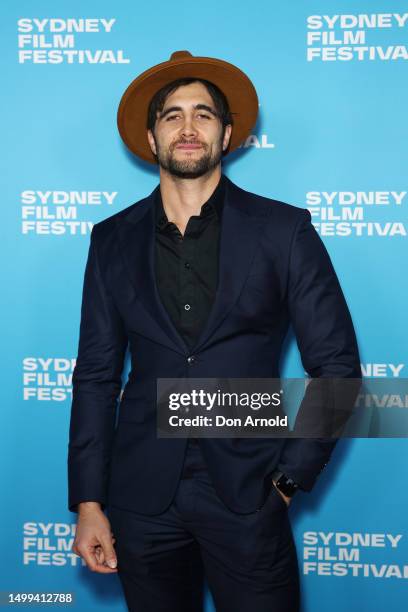 Ethan Browne attends the Australian premiere of "Indiana Jones And The Dial Of Destiny" for the Sydney Film Festival closing night at State Theatre...