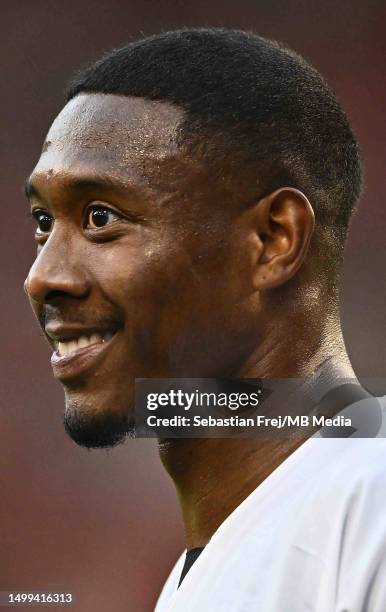 David Alaba of Austria during the UEFA European Qualifiers 2024 match between Belgium and Austria at King Baudouin Stadium on June 17, 2023 in...