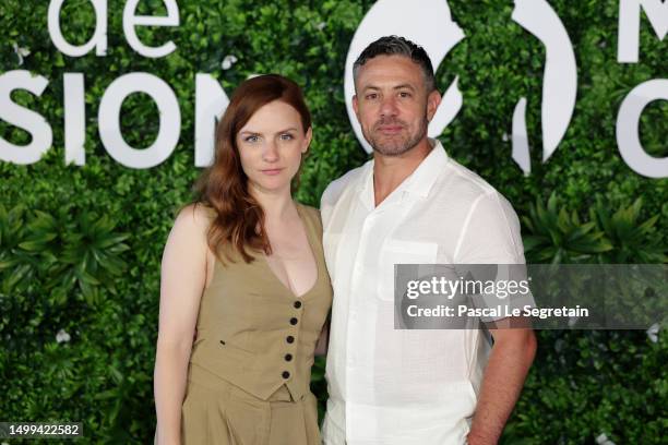 Faye Marsay and Warren Brown attend the "Ten Pound Poms" photocall during the 62nd Monte Carlo TV Festival on June 18, 2023 in Monte-Carlo, Monaco.