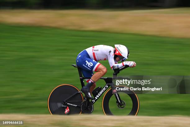 Maciej Bodnar of Poland and Team TotalEnergies sprints during the 86th Tour de Suisse 2023, Stage 8 a 25.7km individual time trial from St. Gallen to...