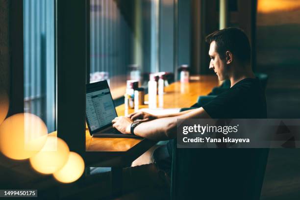 a ceo using laptop at the office - founder stock pictures, royalty-free photos & images