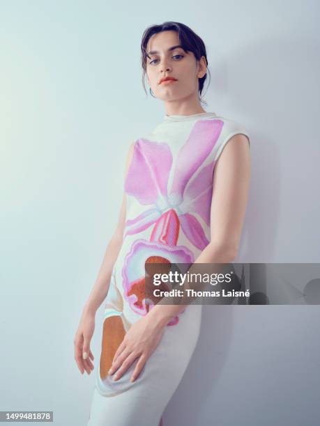 Actress Ella Rumpf of the film "Le Theoreme de Marguerite" poses for a portrait shoot during the 76th Cannes Film Festival on May 23, 2023 in Cannes,...