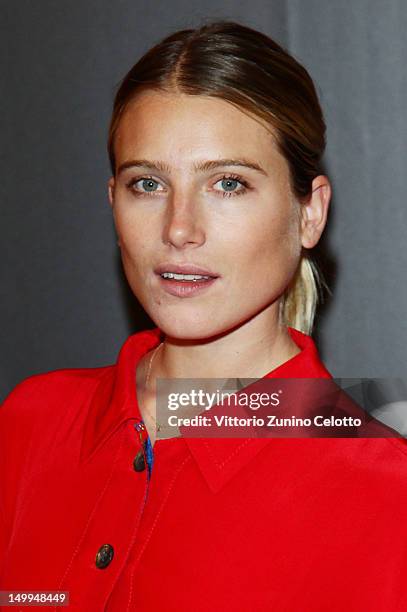 Actress Dree Hemingway attends "Camille Redouble" premiere during the 65th Locarno Film Festival on August 7, 2012 in Locarno, Switzerland.