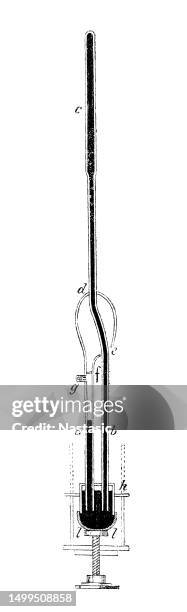 siphon barometer - barometer stock illustrations