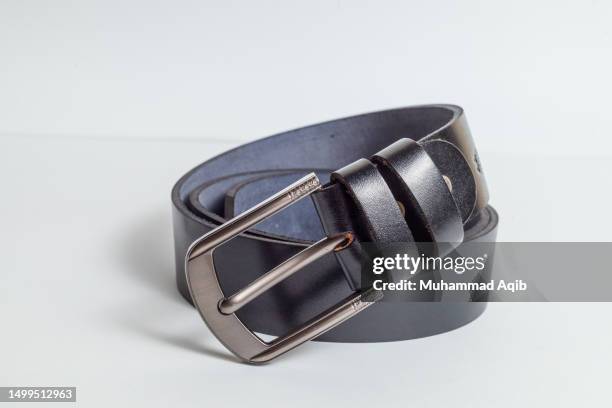 belt product photography - buckle stock-fotos und bilder