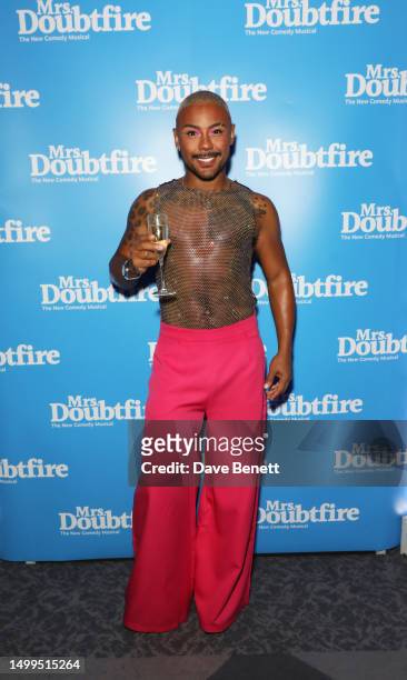 Marcus Collins attends the Gala Performance after party of "Mrs. Doubtfire: The Musical" in support of Comic Relief at the Grand Connaught Rooms on...