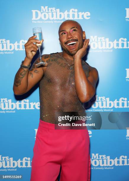 Marcus Collins attends the Gala Performance after party of "Mrs. Doubtfire: The Musical" in support of Comic Relief at the Grand Connaught Rooms on...