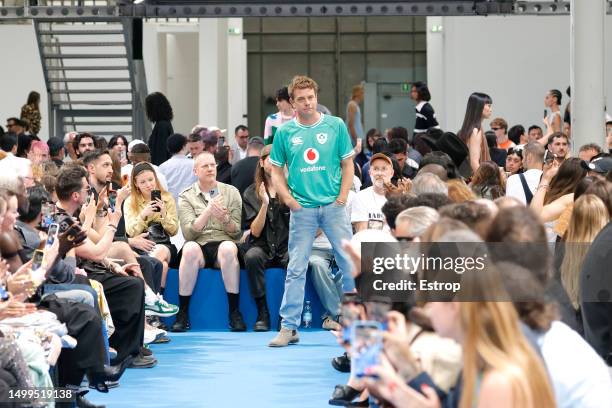 Fashion designer Jonathan Anderson at the Jw Anderson Spring/Summer 2024 fashion show during the Milan Fashion Week menswear spring/summer 2024 on...