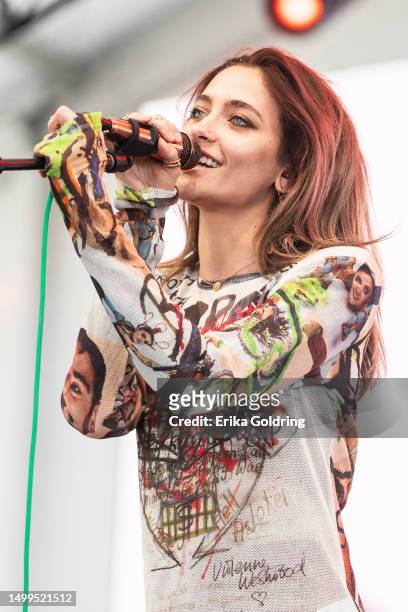 Paris Jackson performs during 2023 Bonnaroo Music & Arts Festival on June 18, 2023 in Manchester, Tennessee.