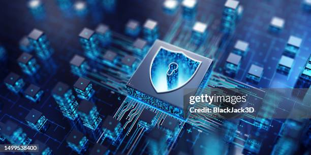 inside shield. cpu concept. cybersecurity technology - network security stock pictures, royalty-free photos & images