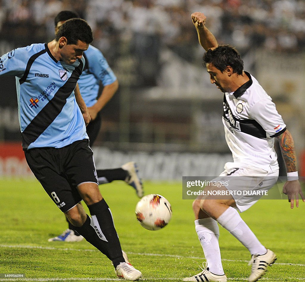 Uruguay´s Danubio player Fabricio Formil