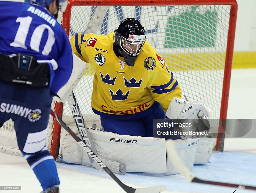 USA Hockey Junior Evaluation Camp - Finland v Sweden