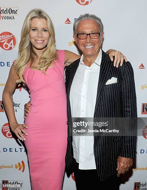 Aviva Drescher and George Teichner attend the GLAAD Manhattan Summer Event at Humphrey at the Eventi Hotel on August 7, 2012 in New York City.