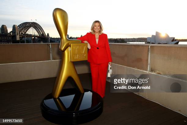 Samantha Armytage attends the TV WEEK Logie Awardss Nominations Event on June 19, 2023 in Sydney, Australia.