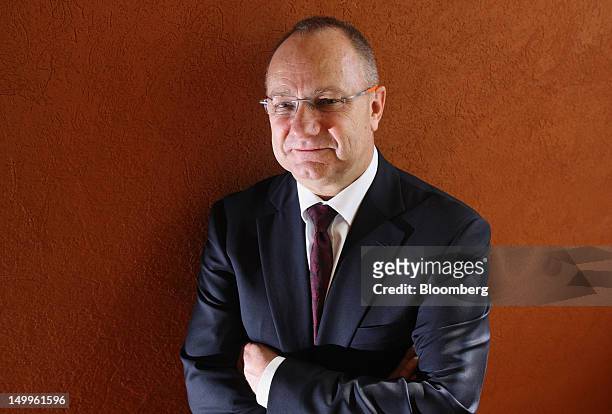 Mark Cutifani, chief executive officer of AngloGold Ashanti Ltd., stands for a photograph at the Diggers and Dealers mining forum in Kalgoorlie,...