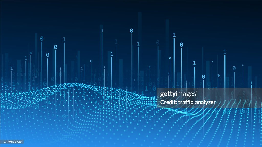 Abstract Technical Landscape Background High-Res Vector Graphic - Getty ...
