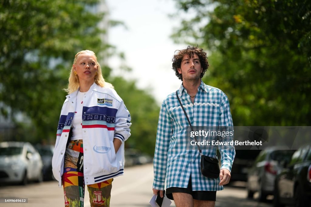 Street Style - Day 3 - Milan Fashion Week - Menswear Spring/Summer 2024