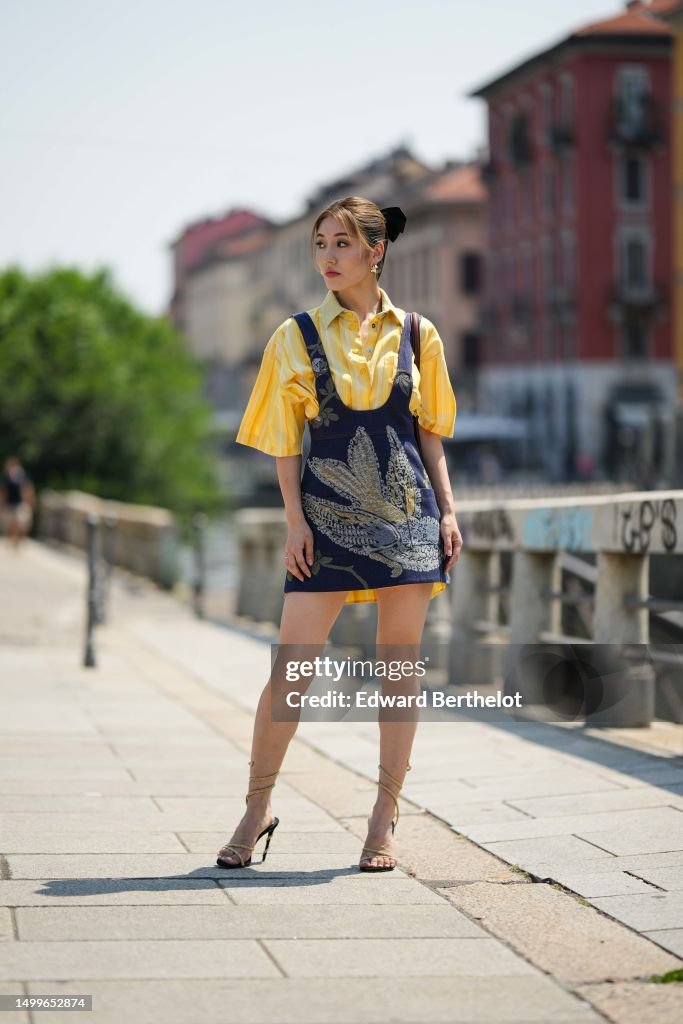 Street Style - Day 3 - Milan Fashion Week - Menswear Spring/Summer 2024