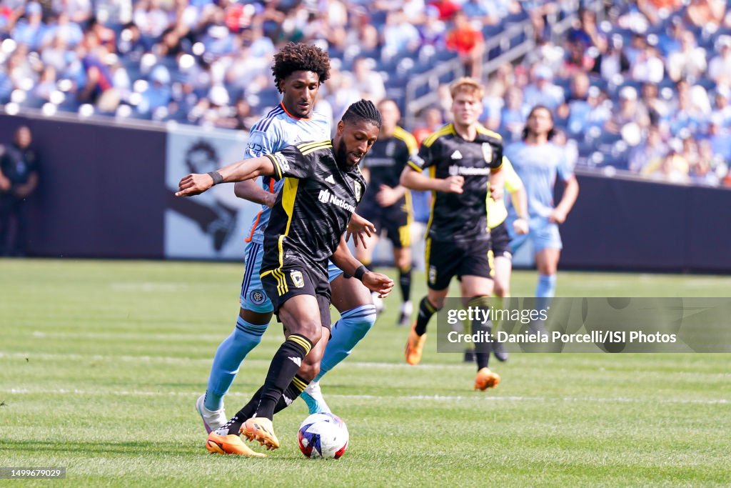 Steven Moreira of Columbus Crew and Talles Magno of New York City FC