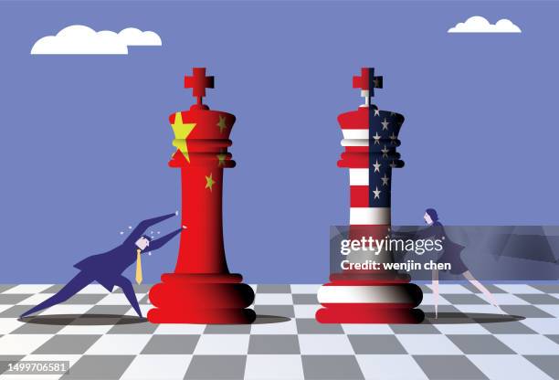 Falling Chess Pieces On The Chessboard Poster by Cavan Images - Fine Art  America