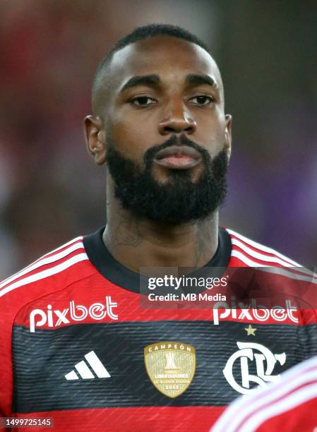 Gerson Santos da Silva of CR Flamengo on February 1 ,2023 in Rio de Janeiro, Brazil.