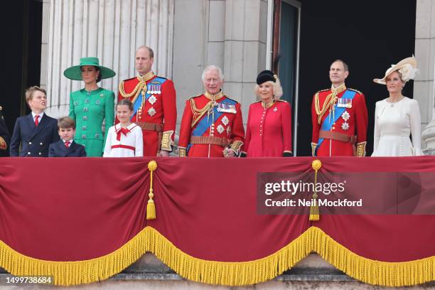 Prince George of Wales, Prince Louis of Wales, Princess Charlotte of Wales, Catherine, Princess of Wales, Prince William, Prince of Wales, King...